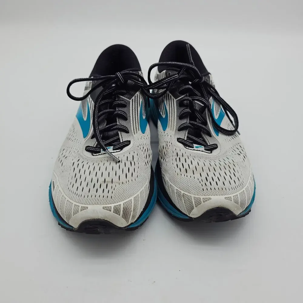Brooks Adrenaline GTS 18 Womens 10 Running Shoe‎ White/Teal Black Trainer